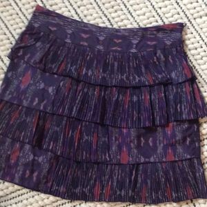 GAP Prettiest Pleated Ikat Mini Skirt